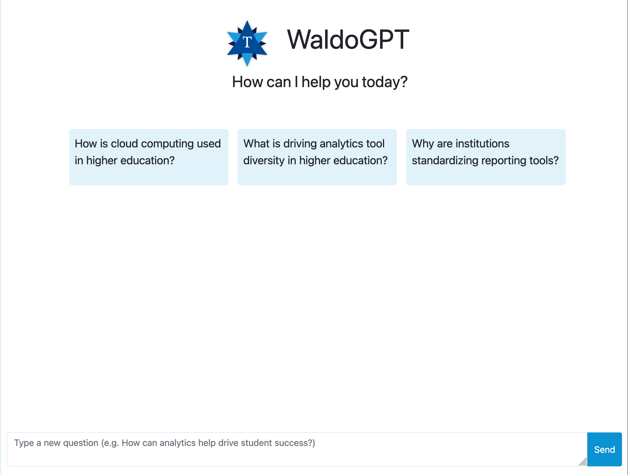 WaldoGPT desktop screenshot